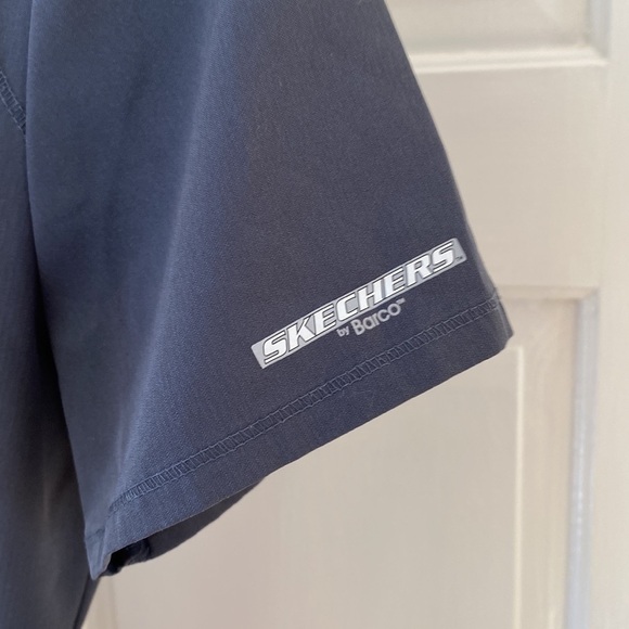 Sketchers Vitality 3 Pocket Virtual V-Neck Drawstring Pants Set Charcoal Gray - Picture 14 of 16